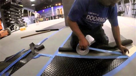 Quick Guide to Installing Rubber Flooring Using Double-Sided Tape - YouTube