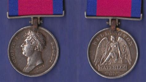 Waterloo medal auctioned for three times its estimate - BBC News