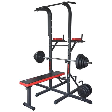 GOTOTOP Bodybuilding Pull Up & Dip Station Dip Stand Power Tower Home ...