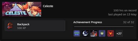 Finally got all the steam achievements in Celeste :D : r/celestegame