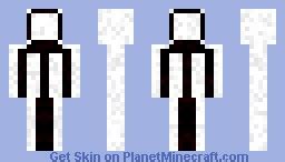 This is a stickman Minecraft Skin