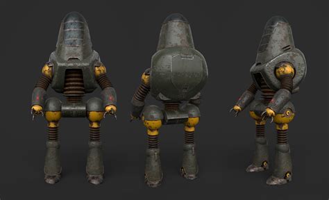 ArtStation - A protectron concept ( fallout 4 )