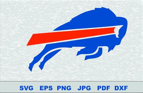 Buffalo Bills SVG DXF Logo Silhouette Studio Transfer Iron on Cut File ...