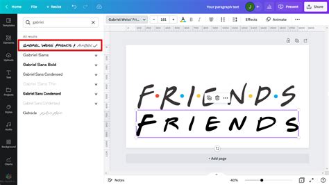 What Font Is Friends Logo on Canva? - WebsiteBuilderInsider.com