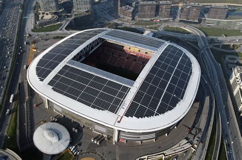 Estadio Ali Sami Yen Spor cuenta con más de 10 mil paneles solares y ...