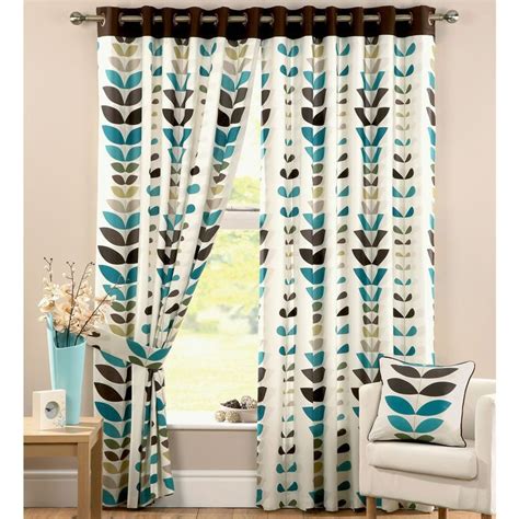 Image result for curtains, teal, olive, rust, navy print | Brown ...