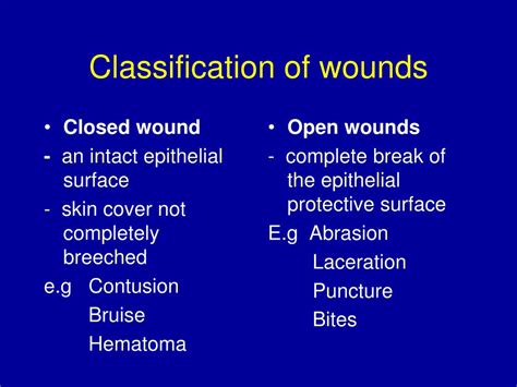 PPT - WOUNDS-WOUND HEALING & CARE PowerPoint Presentation, free download - ID:1634475