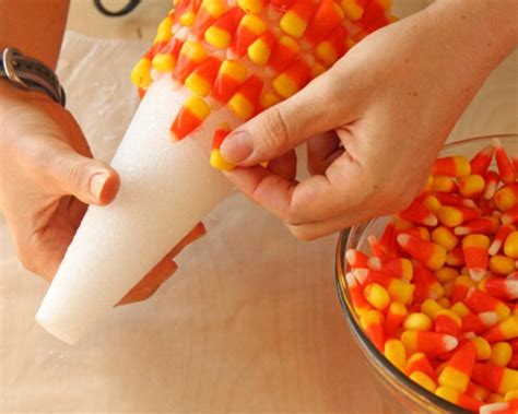 Halloween Crafts: Decorating with Candy Corn | Oh Nuts Blog