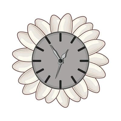 Flower Clock Vector Art, Icons, and Graphics for Free Download