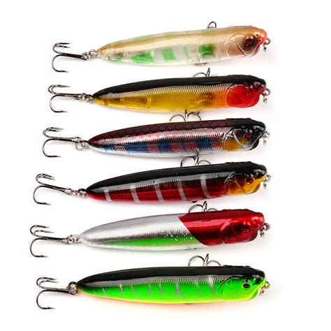 6X FISHING HARDBODY LURES BREAM FLATHEAD POPPERS TOPWATER TACKLE BAITS 625678217804 | eBay