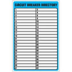 Circuit Breaker Panel Label Template Freeware | charlotte clergy coalition