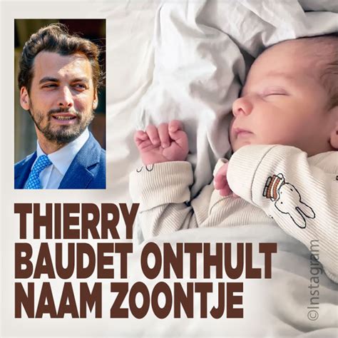 Thierry Baudet onthult naam zoontje - Ditjes en Datjes