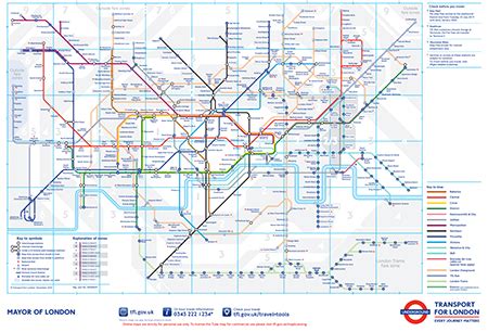 London Public Transport Map - Cammi Corinna