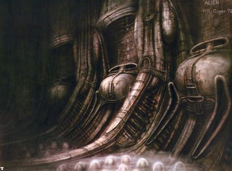 The Original "Alien" Concept Art Is Terrifying | Giger art, Hr giger art, Hr giger