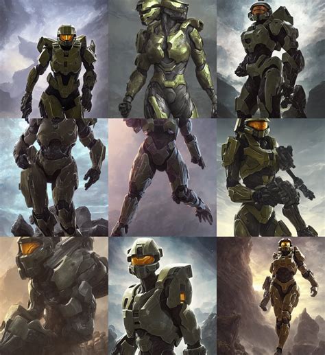 female spartan ii from halo, hyper detailed, dynamic | Stable Diffusion