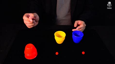 Cup and Balls magic trick - 7 Magic Inc - YouTube