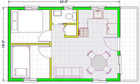 16 X 24 Cabin Floor Plans With Loft - floorplans.click