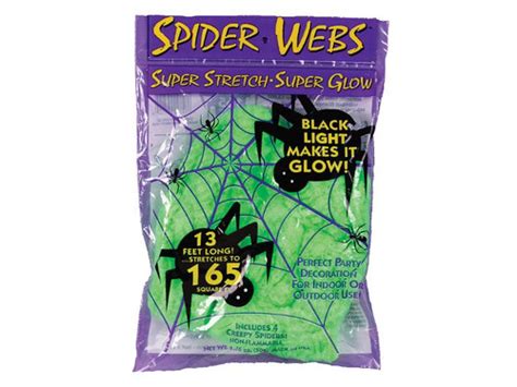 Green Spider Web - Create a Creepy Haunted Look!