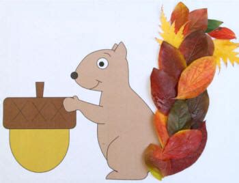 Leaf Squirrel Paper Craft