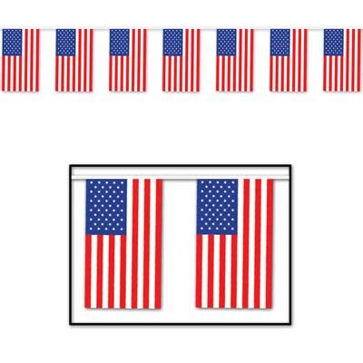 Patriotic Outdoor American Flag Banner