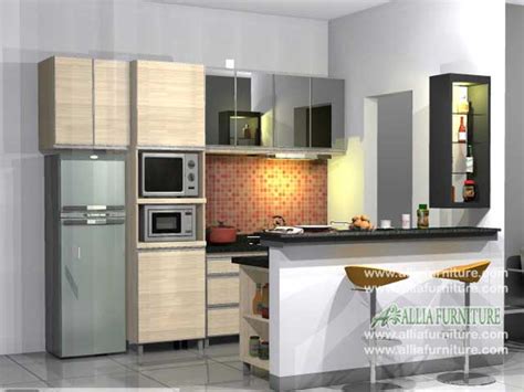 Kitchen set meja bar minimalis fresh - Allia Furniture