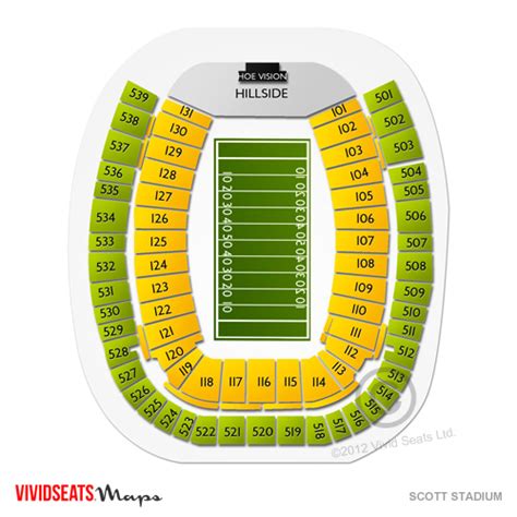 Scott Stadium Seating Chart | Vivid Seats