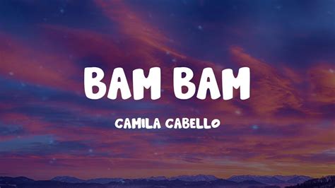 Camila Cabello - Bam Bam (Lyrics) - YouTube