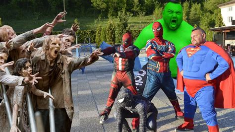 Superheroes VS Zombies - YouTube