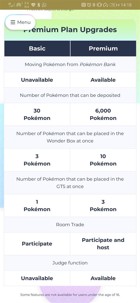 Pokemon Home costs and premium details. : TheSilphRoad