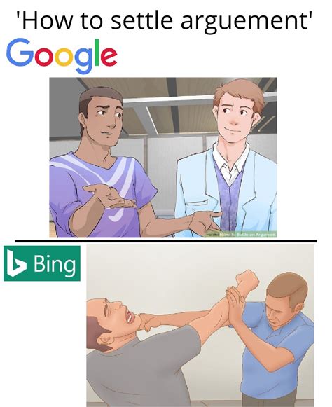 Google vs Bing Meme : r/dankmemes