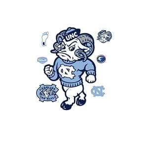 Amazon.com : Rameses North Carolina Tar Heels Mascot Wall Decal ...