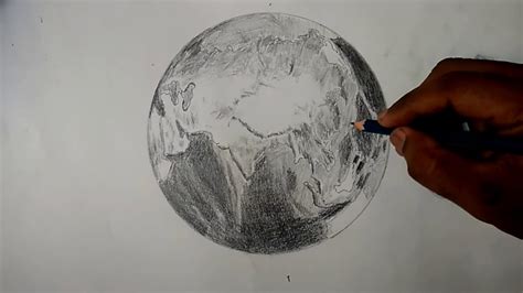 Earth Realistic Drawing