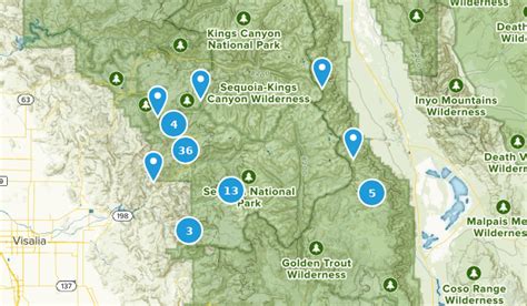 Sequoia National Forest Trail Map