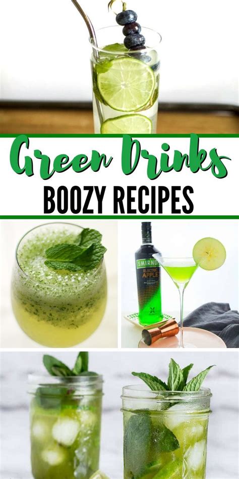 Green Cocktails To Celebrate - Aspiring Winos