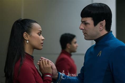 Spock and Uhura Love | Star trek beyond, Zoe saldana star trek, Star trek actors