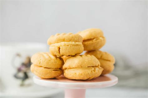 Homemade Custard Cream Biscuits - Amy Treasure