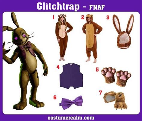 Dress Like Glitchtrap From FNAF, Glitchtrap Costume Guide For Cosplay ...