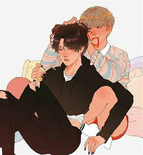 вигуки🖤арты ️ | Fan art, Vkook fanart, Taekook