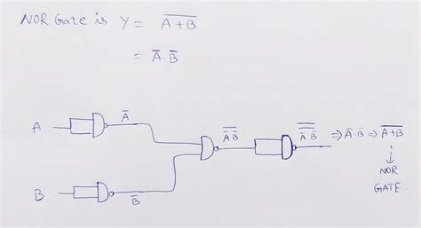 2 Input Nor Gate Circuit Diagram