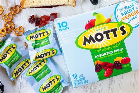 11 Mott'S Fruit Snacks Nutrition Facts - Facts.net