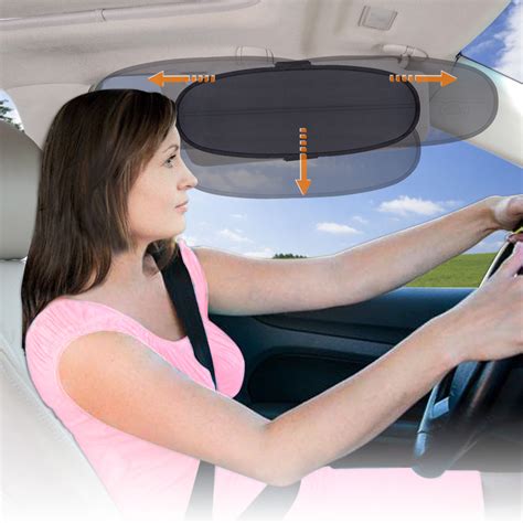 TFY Anti-Glare Car Sun Visor Sunshade Extender for Drivers or Passengers 1pc | eBay