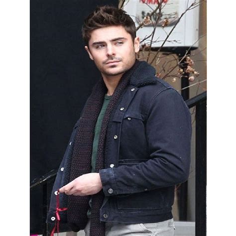 Zac Efron That Awkward Moment Black Cotton Jacket