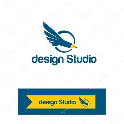 Design Studio vector logo. — Stock Vector © katedemianov #122648306