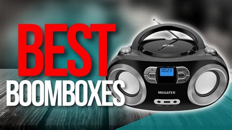 📌 Top 5 Best Boomboxes | Boomboxes review - YouTube