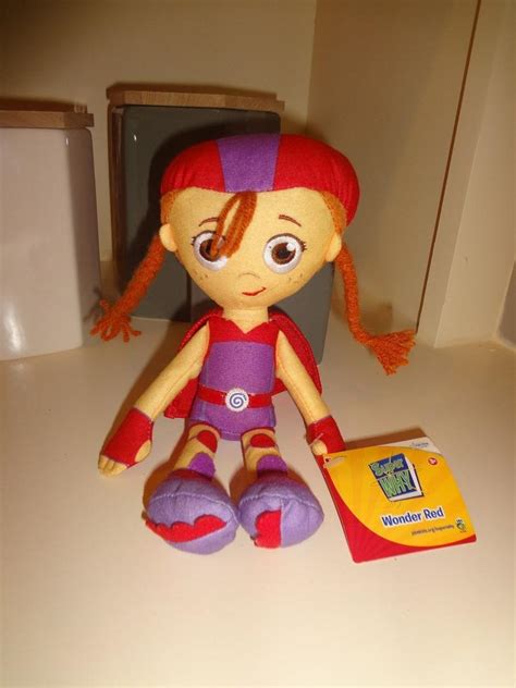 Super Why Wonder Red Plush Girl Doll PBS Super Hero 2008 Learning Curve w/ Tags | #1850234435