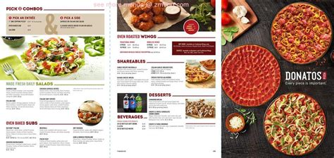 Online Menu of Donatos Pizza Restaurant, Jacksonville Beach, Florida ...