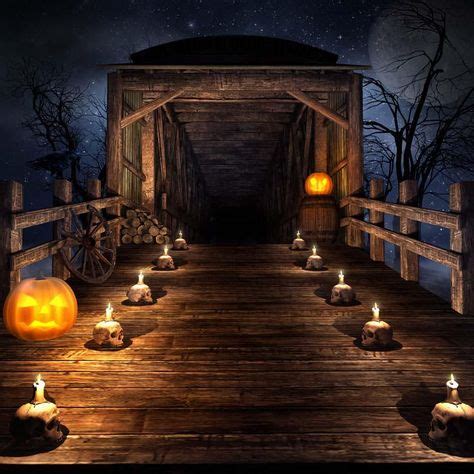 Halloween theme Vinyl Custom Photography Backdrop Prop Photo Studio ...