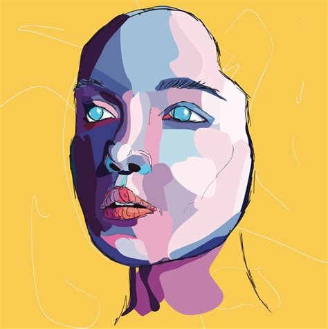 Portrait 5 Digital 8 x 8. made in adobe illustrator | Adobe illustrator art, Illustration, Adobe ...