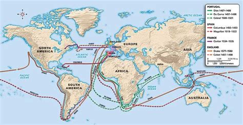 Maps/Routes - The Age of exploration