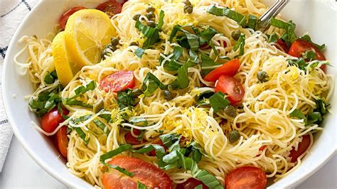 Cold Lemon Capellini Salad Recipe